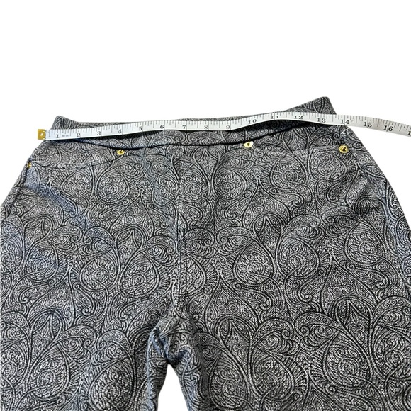 Michael Kors grey paisley pull-up stretch jeggings - Picture 9 of 10
